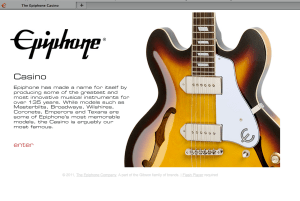 Epiphone Casino -site