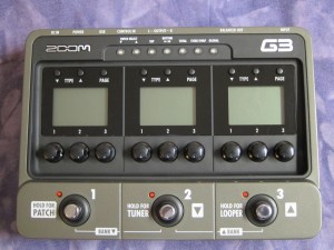 Zoom G3 - top