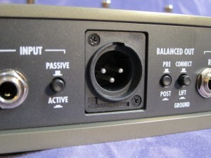 Zoom G3 - XLR output