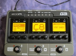 Zoom G3 - patch view