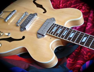 Epiphone Casino – April 2012 – close-up