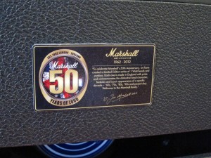 Marshall 50th Anniversary plaque
