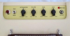 The Valve Bimbo – control panel