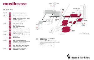 Musikmesse 2013 – Lageplan