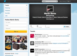 Kitarablogi on Twitter