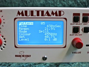 DV Mark Multiamp – parameter view Delay