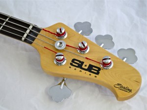 Sterling SUB Ray4 – headstock