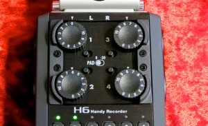 Zoom H6 – level knobs