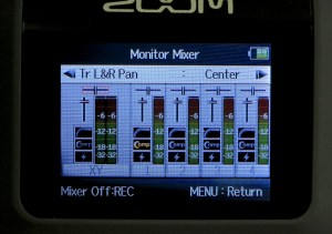 Zoom H6 – monitor mixer