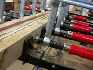gluing neck blank