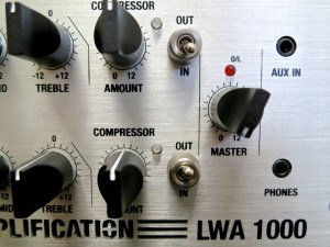 Warwick LWA 1000 – front panel comp + master