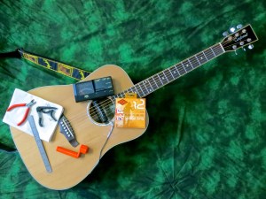 String change steel string – start