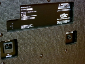 Vox AC10C1 – back panel